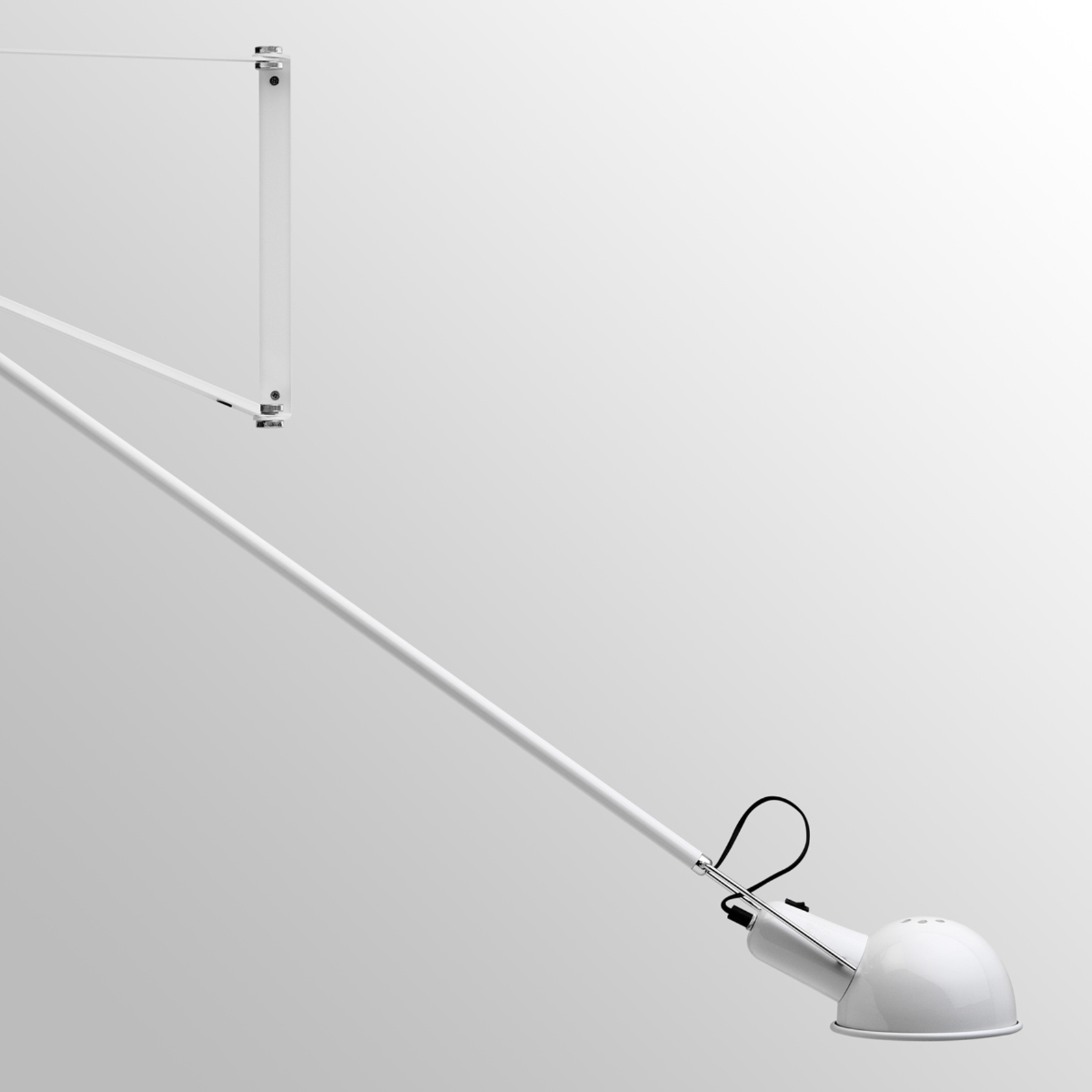 FLOS 265 Wandleuchte aus Stahl mit flexiblem Arm