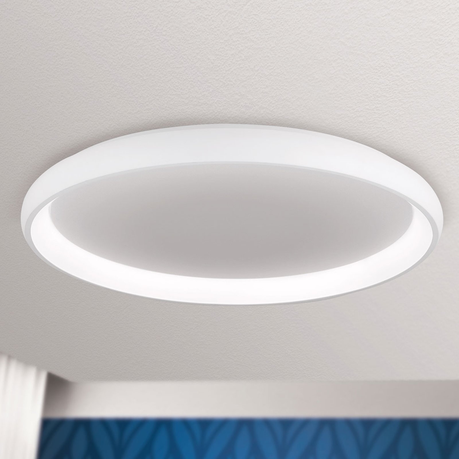 Orion Venur LED ceiling lamp, 81 cm, for Living / Dining Room, aluminium, PVC, 85 W, energy efficiency: A, H: 8.5 cm