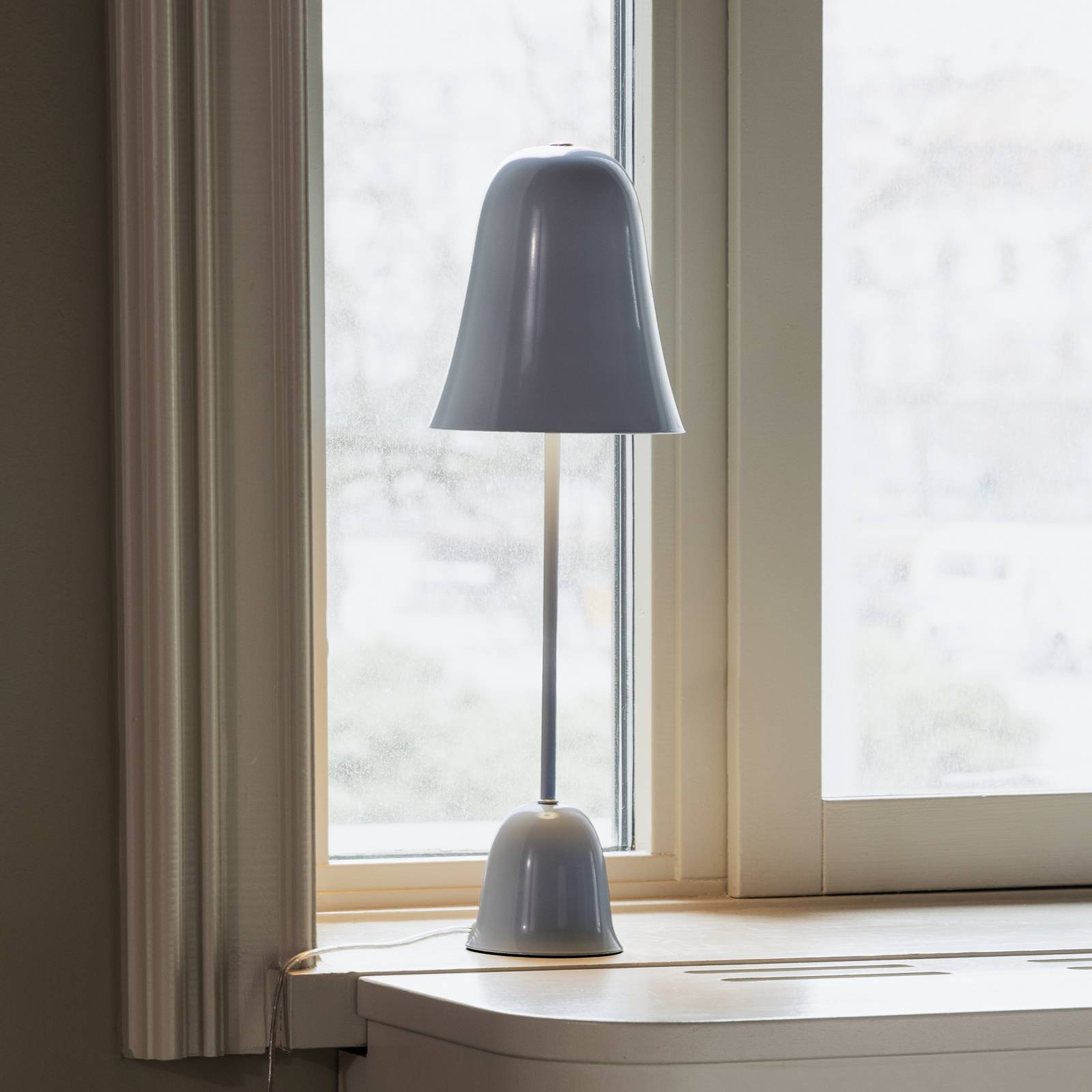 Globen Lighting tafellamp Blåklockan, lichtblauw, hoogte 56 cm