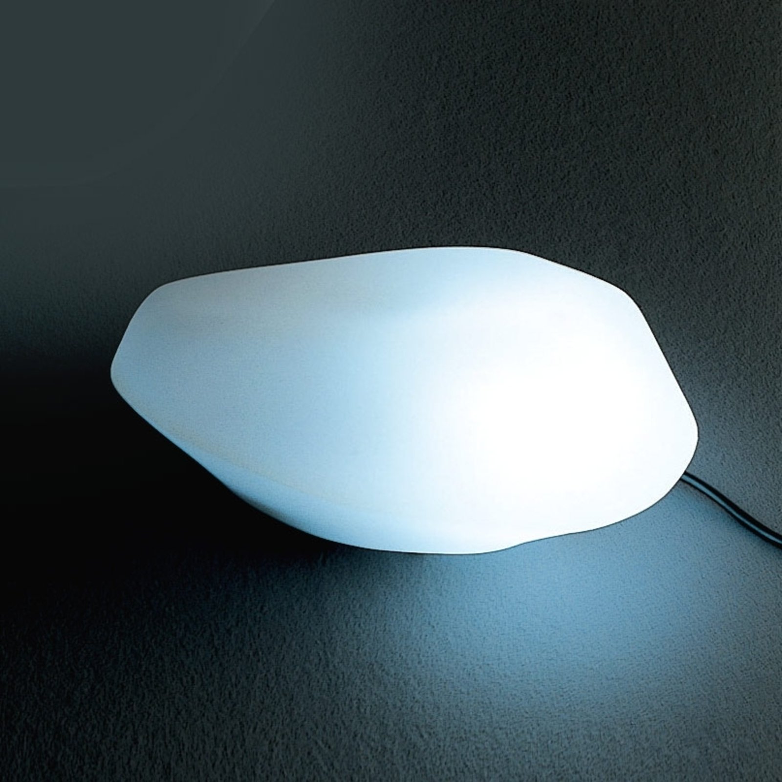 Oluce Stones decorative light, 27 cm long