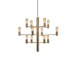 Manola 12 Candelabru Satin Brass - Herstal