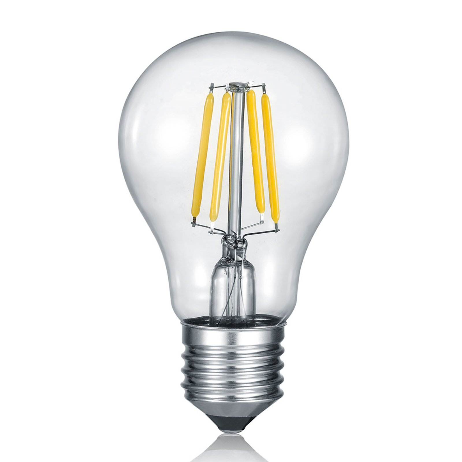 LED kaitinamoji lempa E27, 8W, jungiklio reguliatorius, 2700K