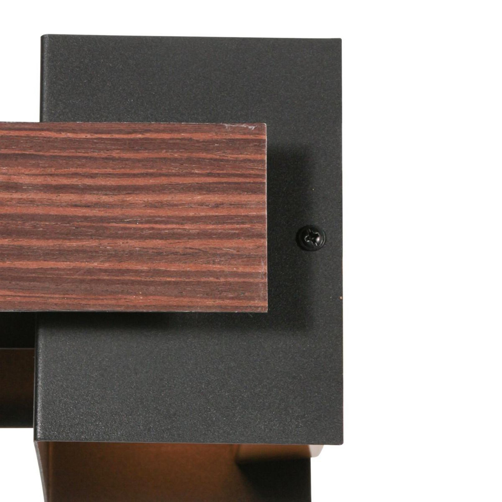 LED wall light Muro 3368, wood look, up/down, G9, 2,700 K