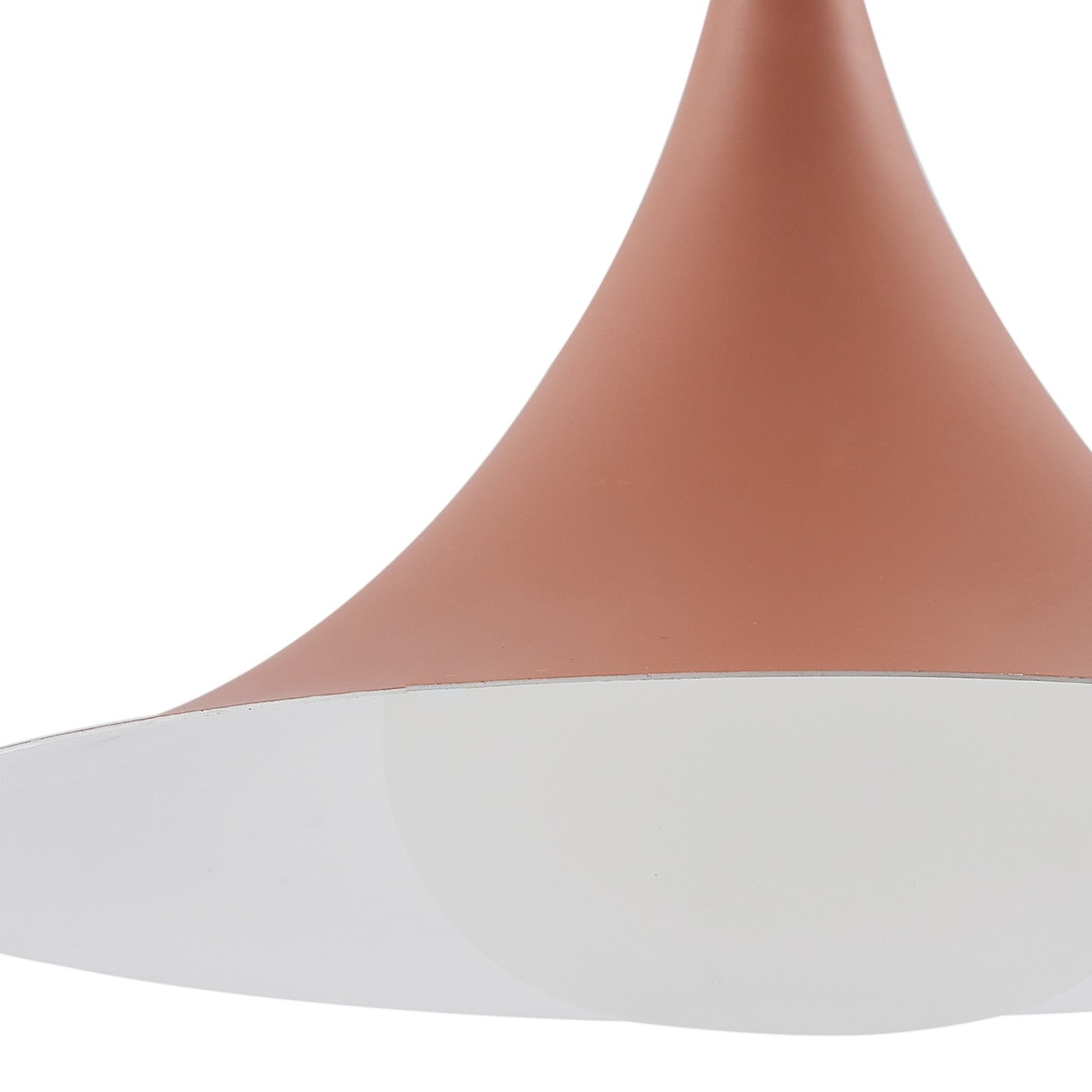 Lindby pendant light Jarl, brown, metal, Ø 35 cm, G9