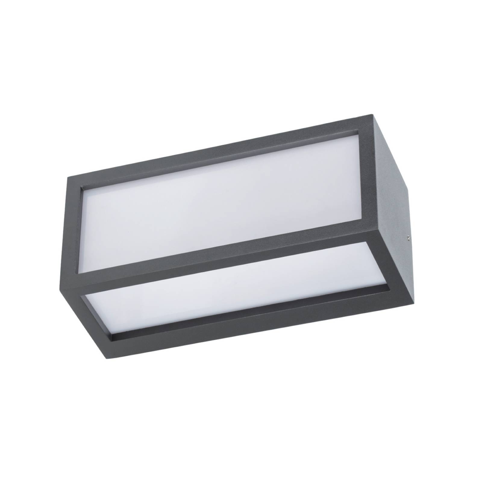 G & L Handels GmbH Buitenwandlamp 400157, antraciet, aluminium, lengte 25,2 cm, IP54