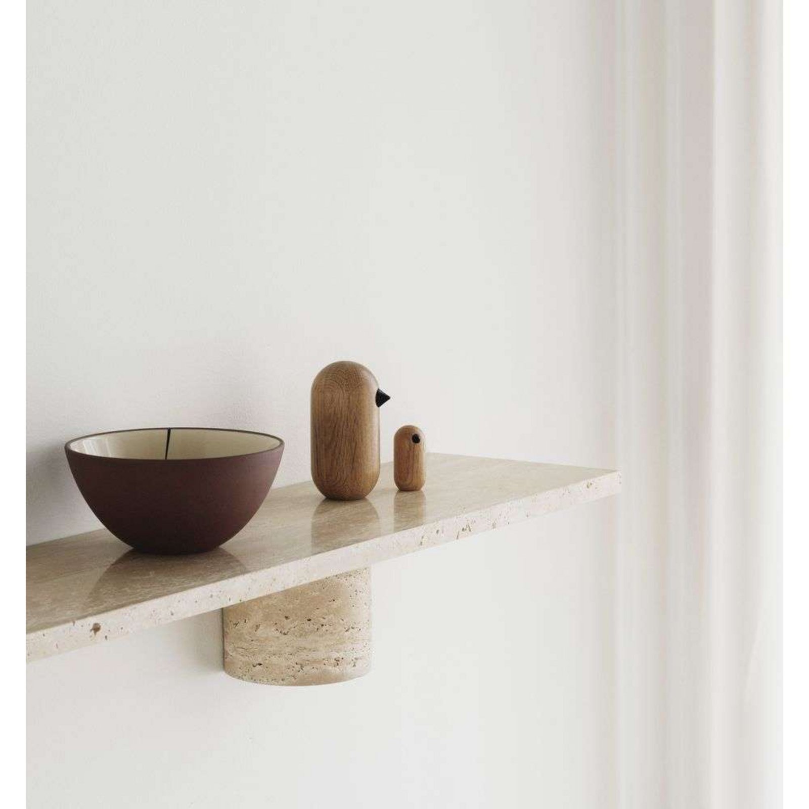 Sten Shelf L120 Travertine - Normann Copenhagen