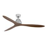 Beacon ceiling fan Whitehaven chrome/koa quiet 142 cm