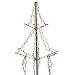 LED-träd med markspett, 2-stegs, 240 lampor 135 cm