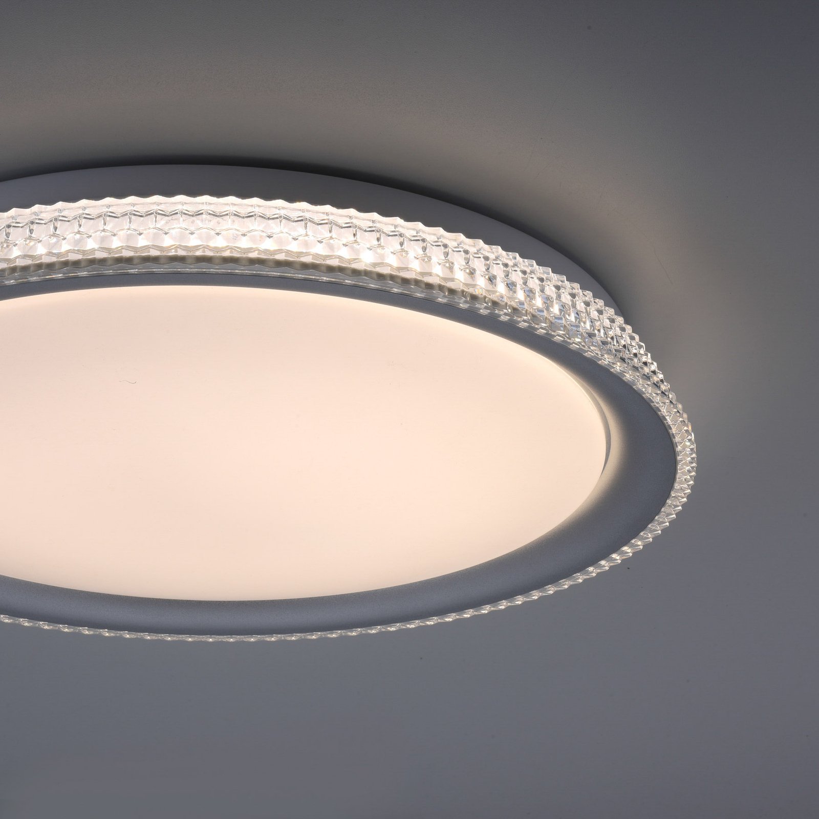 LED stropné svietidlo Kari, stmievateľné Switchmo, Ø 40cm