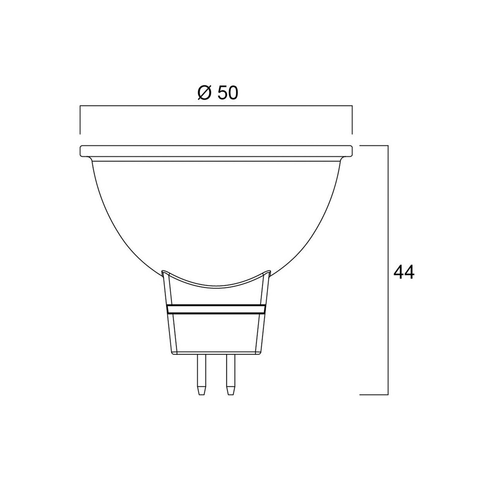 LED-pære SUPERIA RETRO GU5.3 MR16 6,1W 827 621lm dimbar