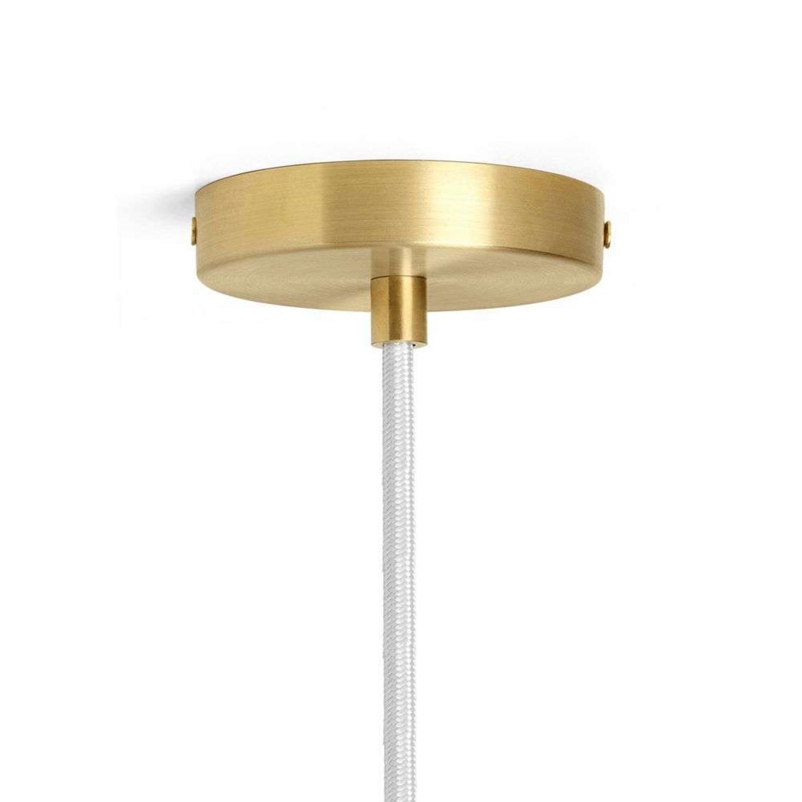 Vuelta Lustră Pendul 100 White/Brass - ferm LIVING