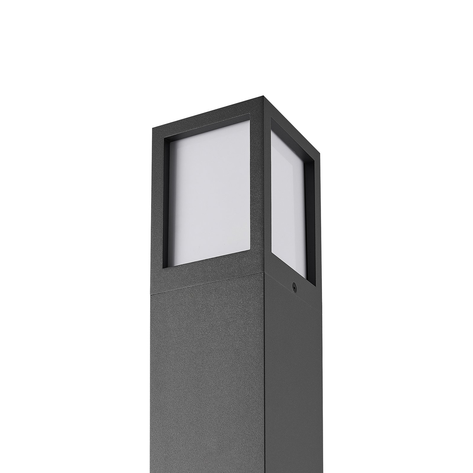 Facado II, altura 65 cm, angular, cinzento escuro/opal