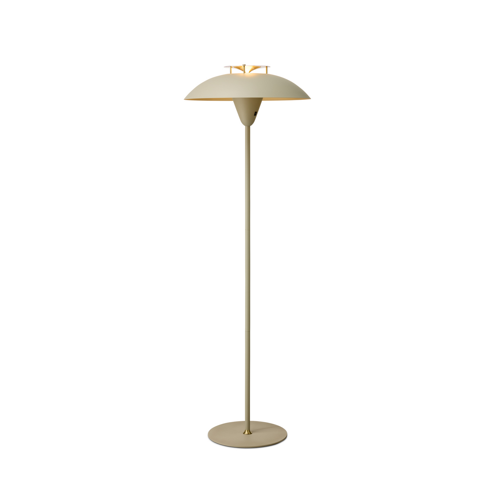 Candeeiro de pé STEPP, creme, altura 140 cm, metal - Halo Design