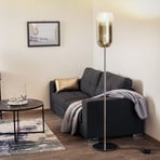 Artemide Gople floor lamp, silver/silver