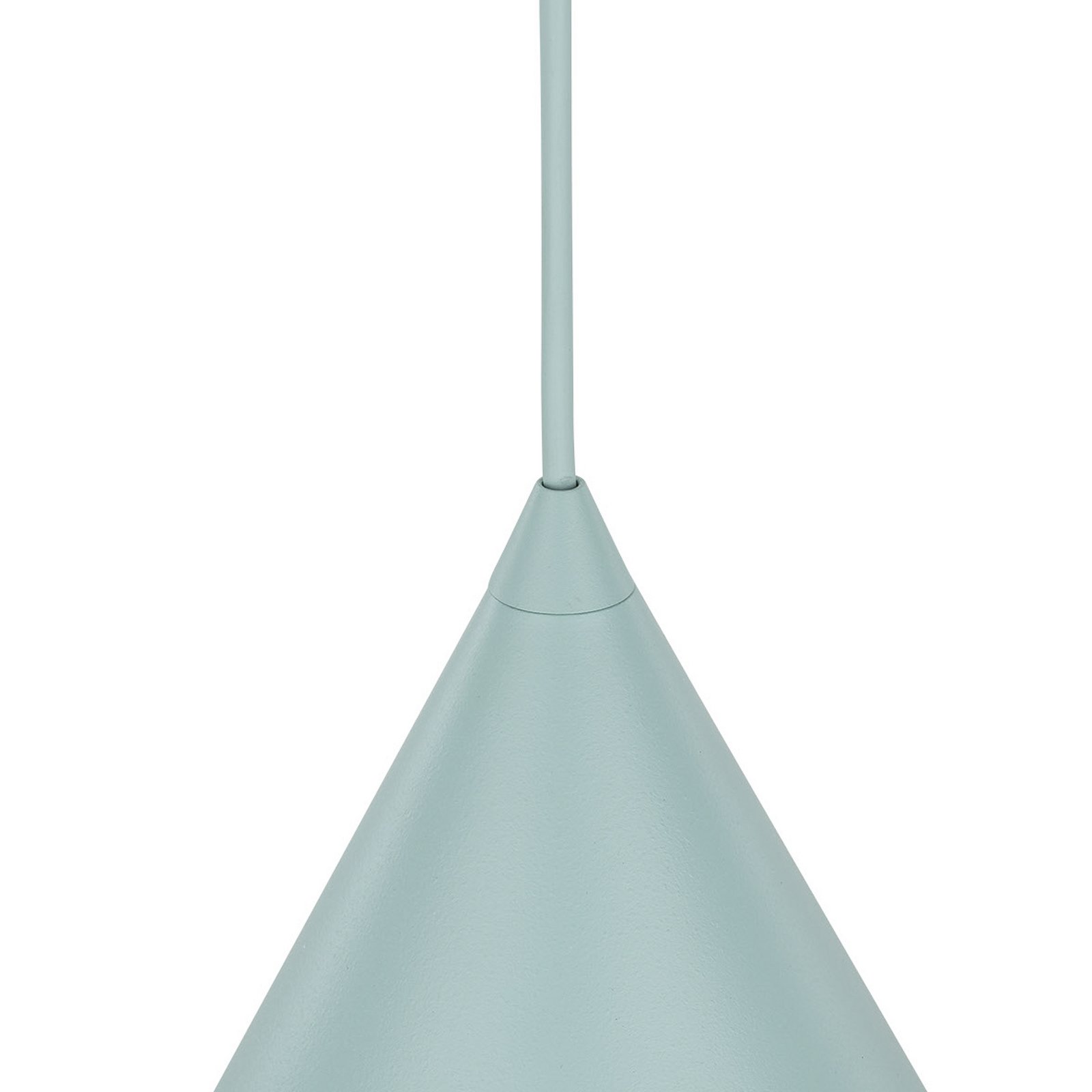 Závěsné světlo Cono, 1 žárovka, Ø 25 cm, mátová, E27