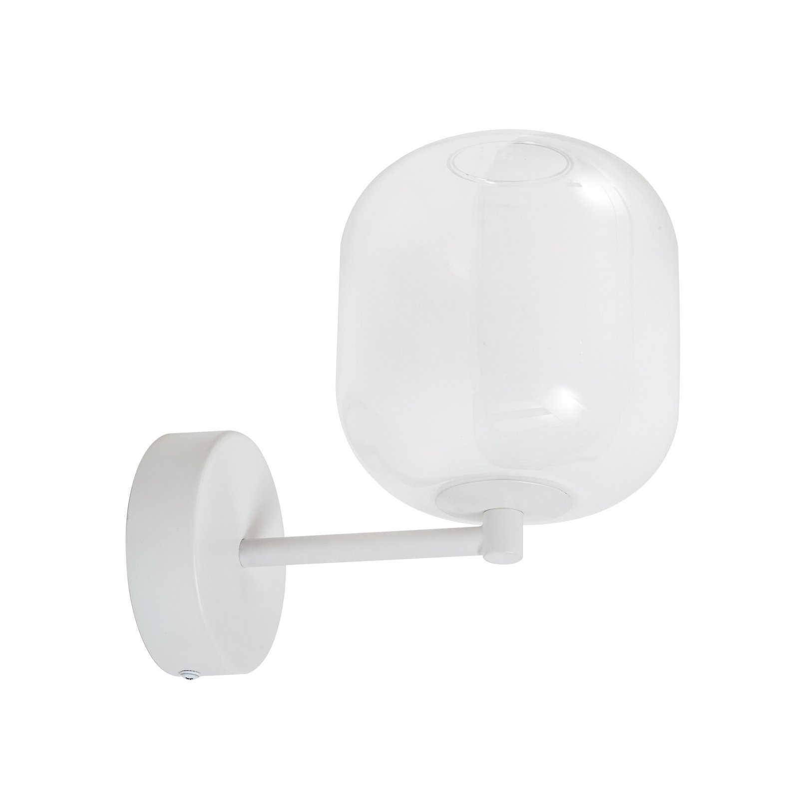 Avelina LED-Wandleuchte weiß Höhe 21,5 cm Glas - Lucande