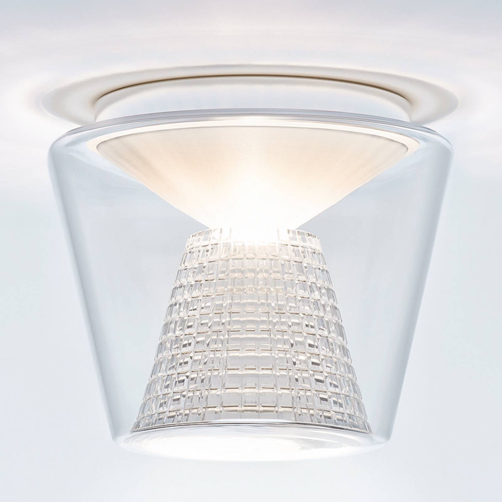 Image of Plafonnier LED Annex avec réflecteur en cristal 