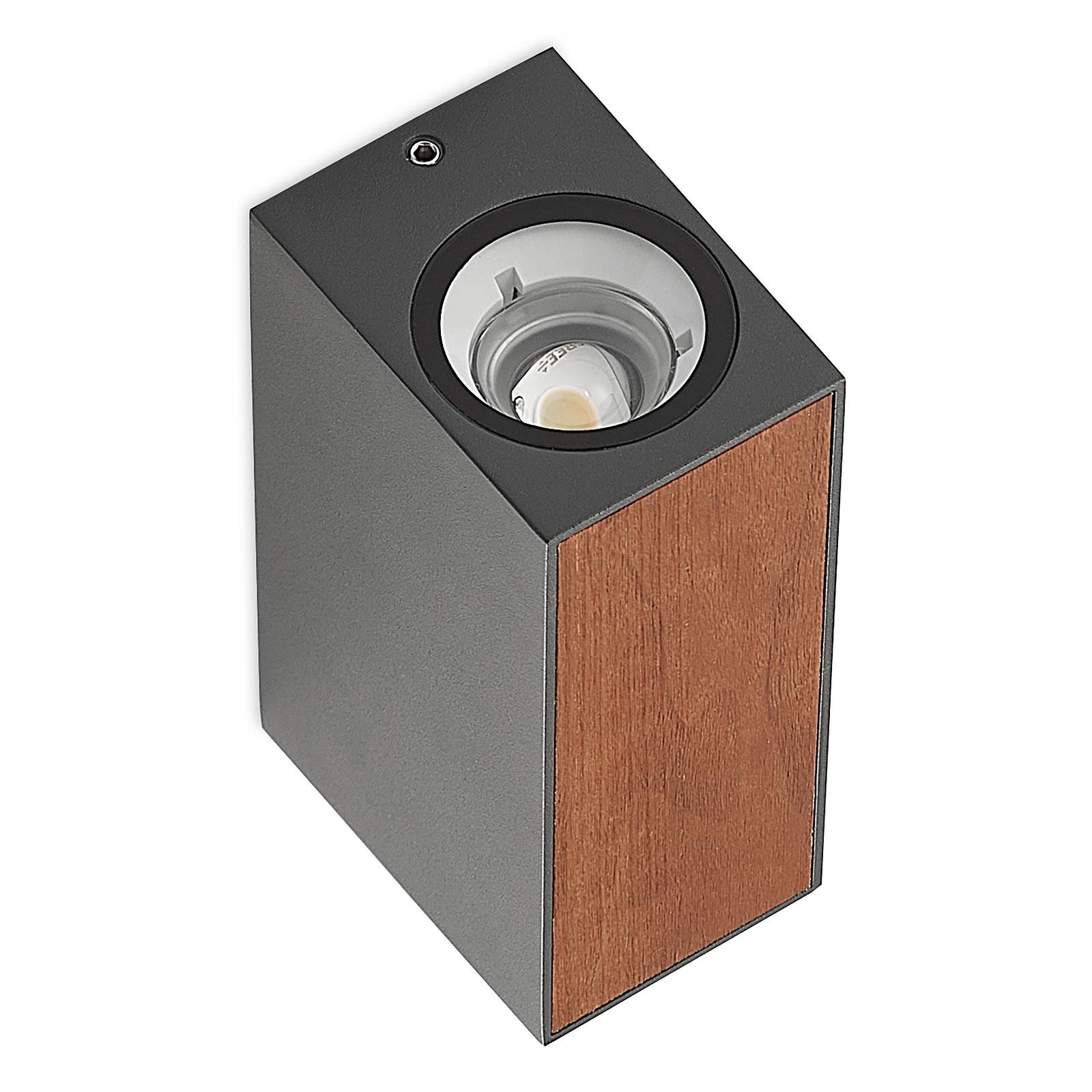 Lucande LED Outdoor Wall Light - Modern - Brown
