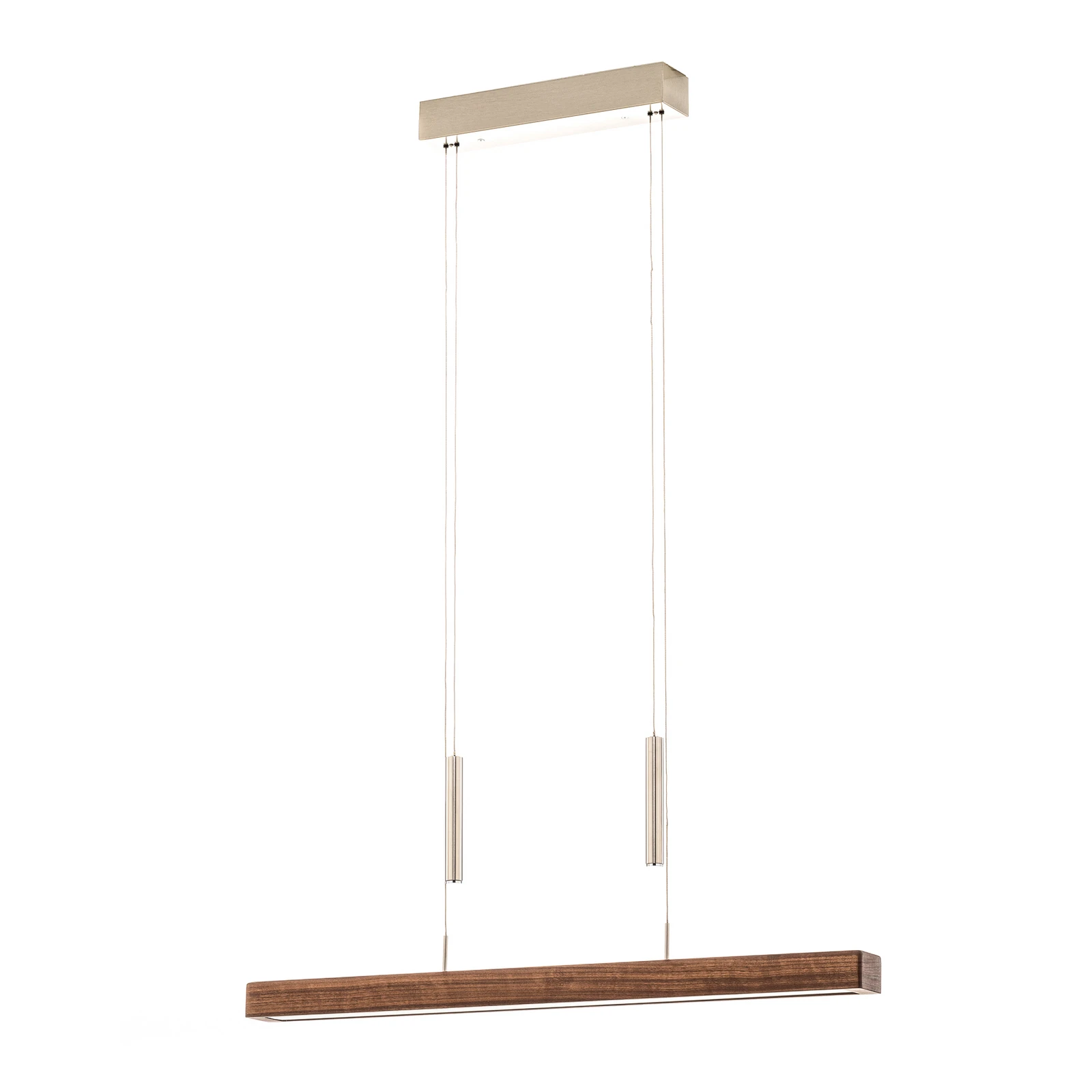 HerzBlut Leonora hanglamp Down 85cm noten
