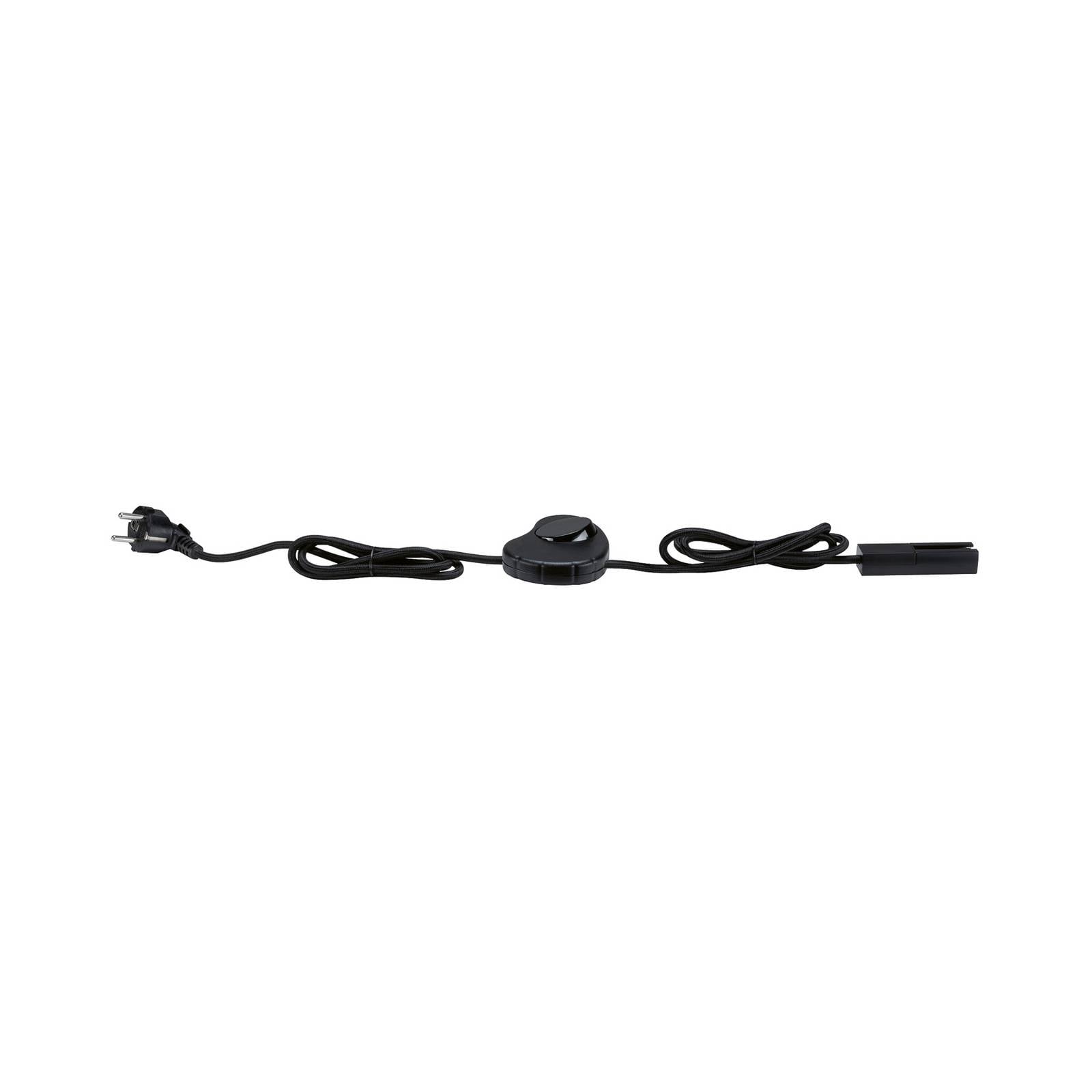 Paulmann URail Einspeisung Kabel/Schalter schwarz matt 2,4 m