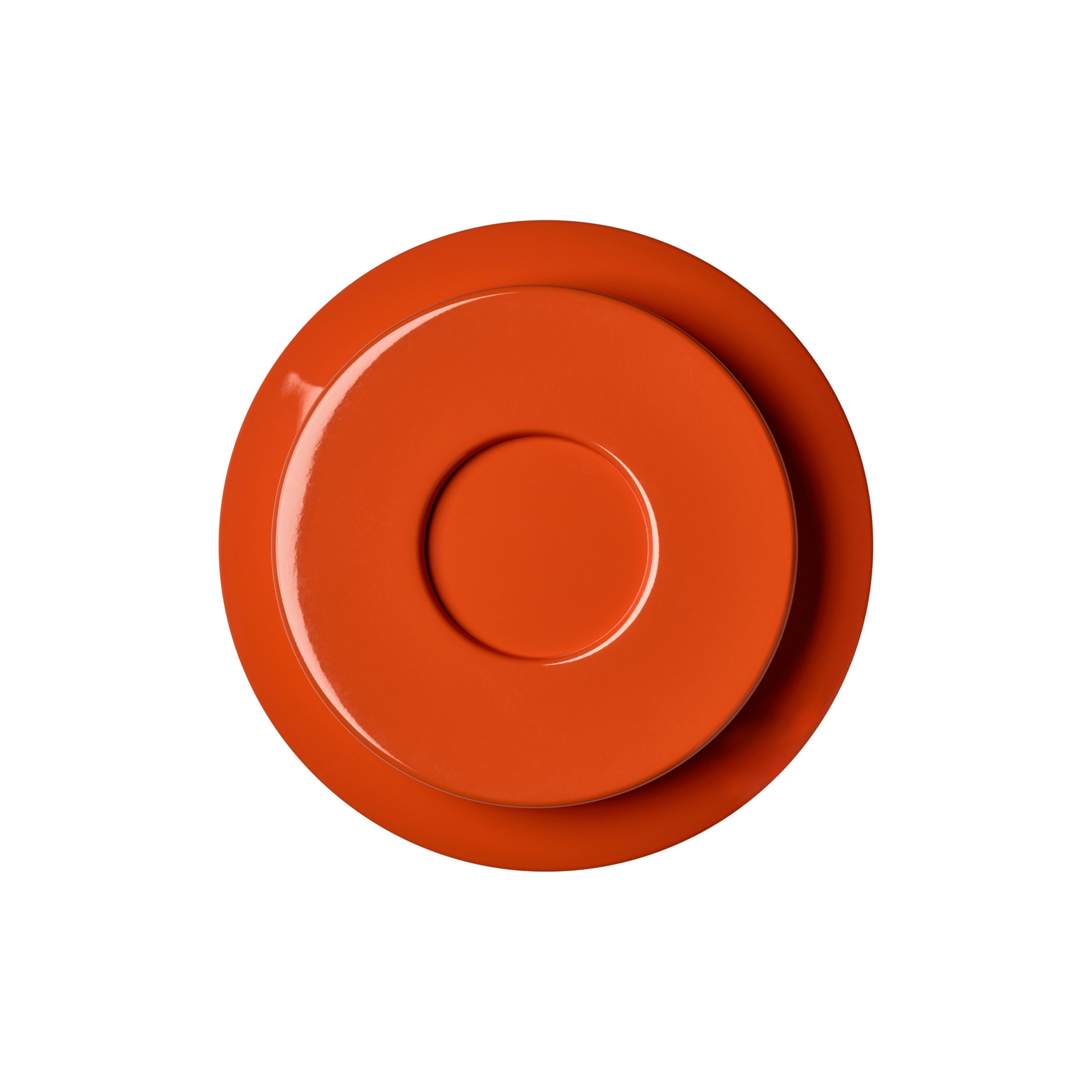 Applique murale Lille 18, orange, aluminium, Ø 18 cm - Pholc