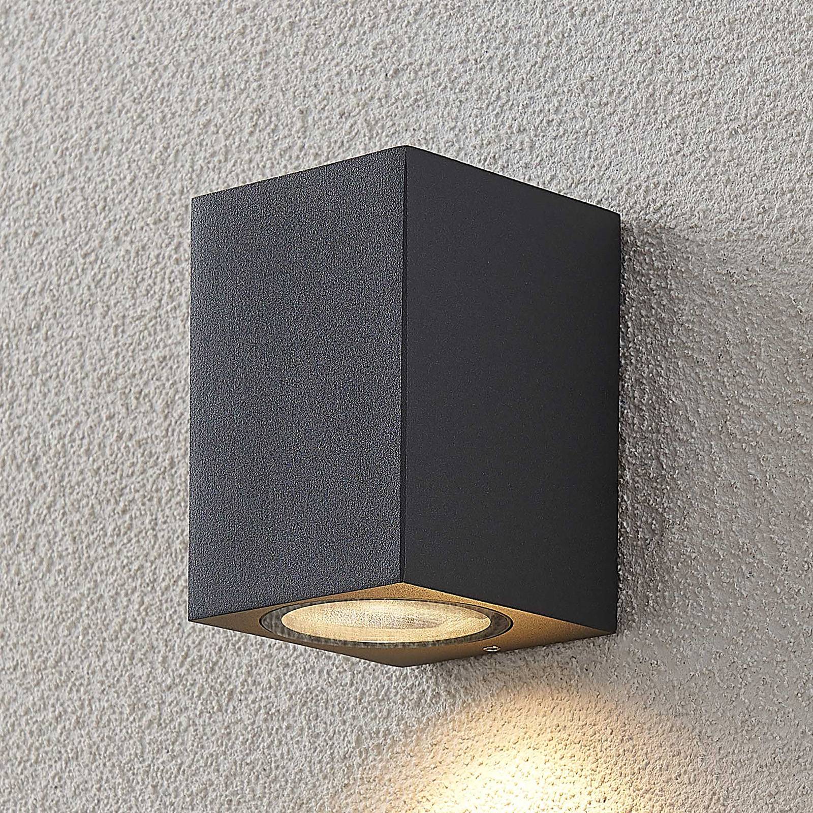 Lucande Spot d’extérieur Lavina gris foncé GU10 1 lampe