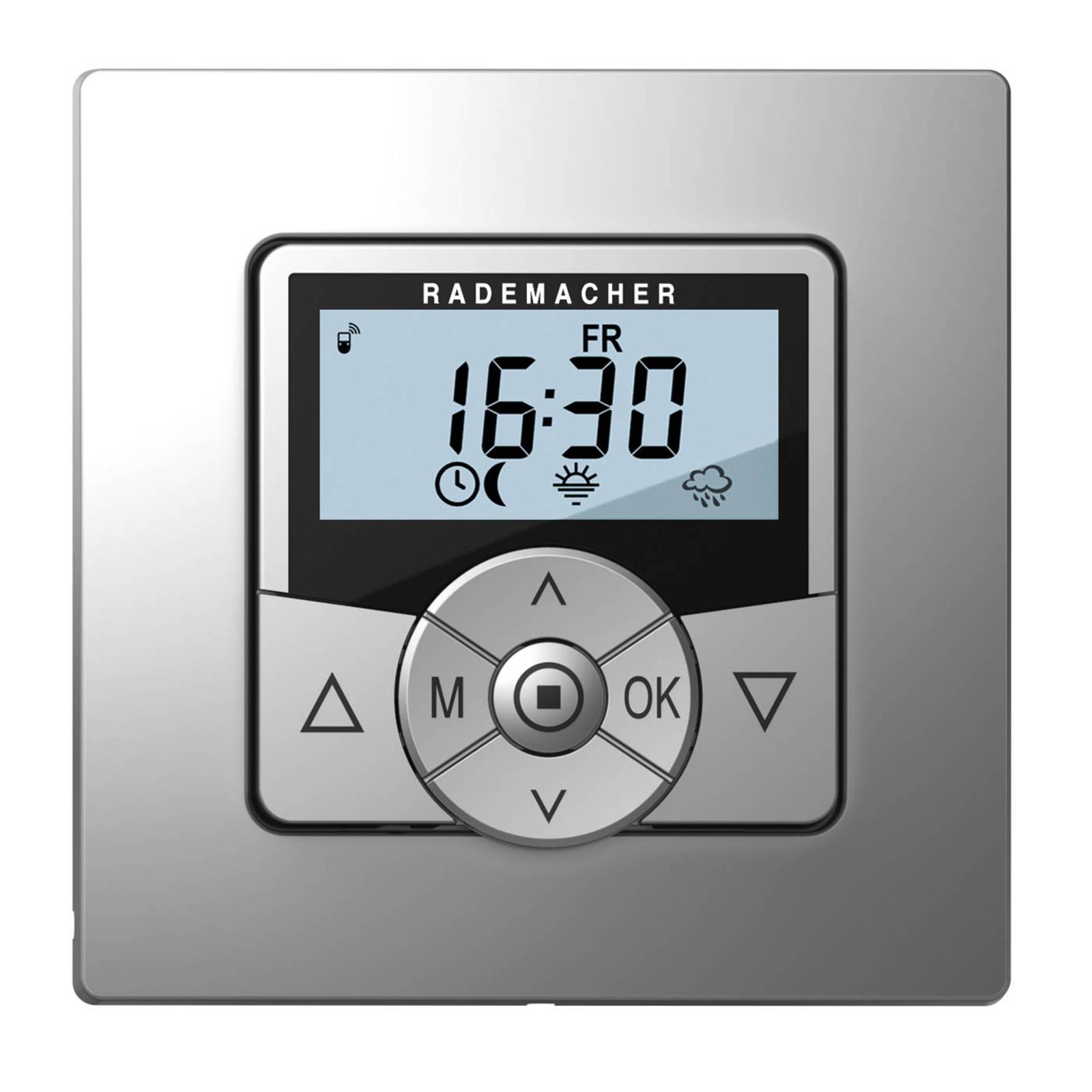 Rademacher Troll Comfort DuoFern timer aluminium, L: 5 cm, W: 5 cm, H: 1.2 cm