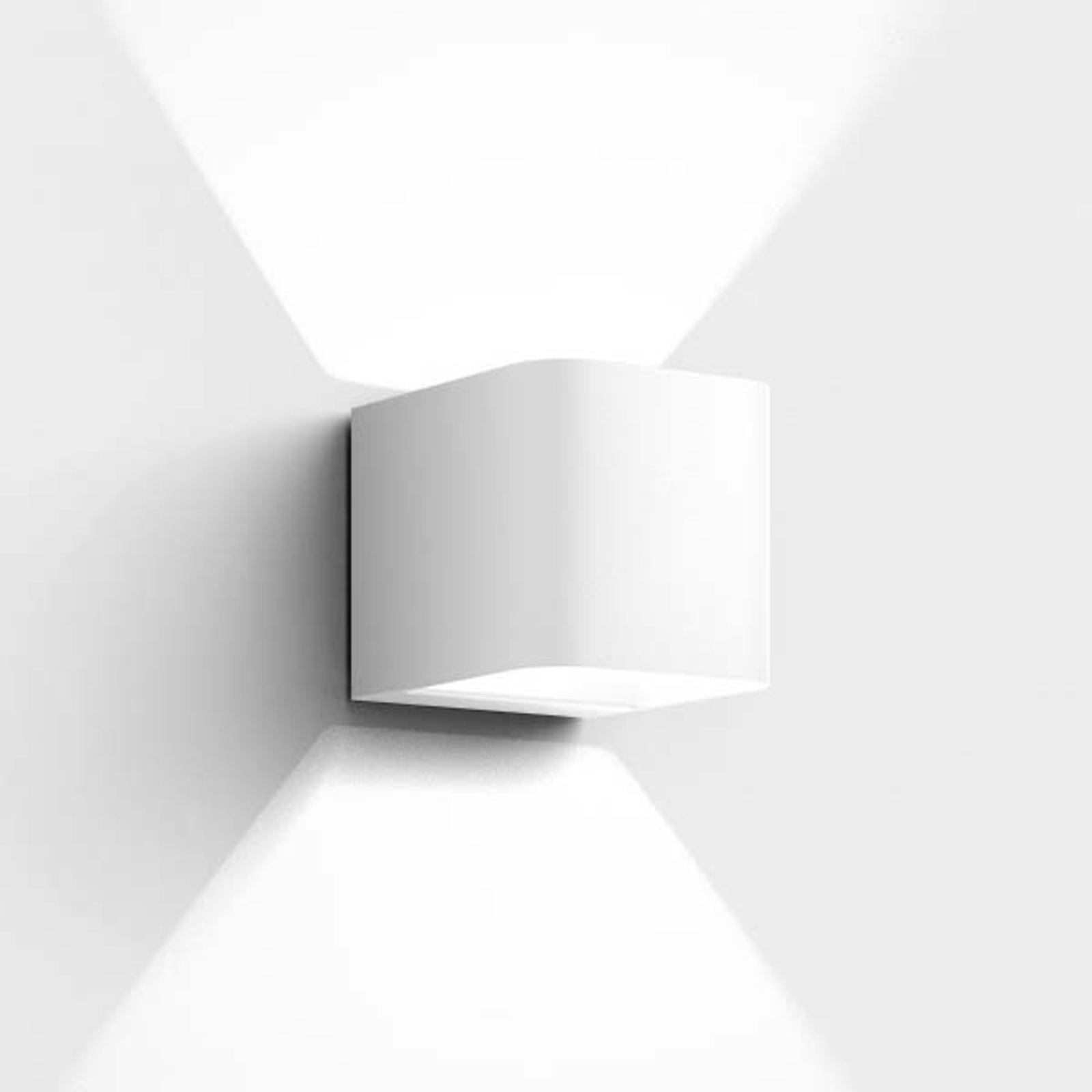 IP44.de Intro 2.0 LED-Außenwandleuchte, pure white