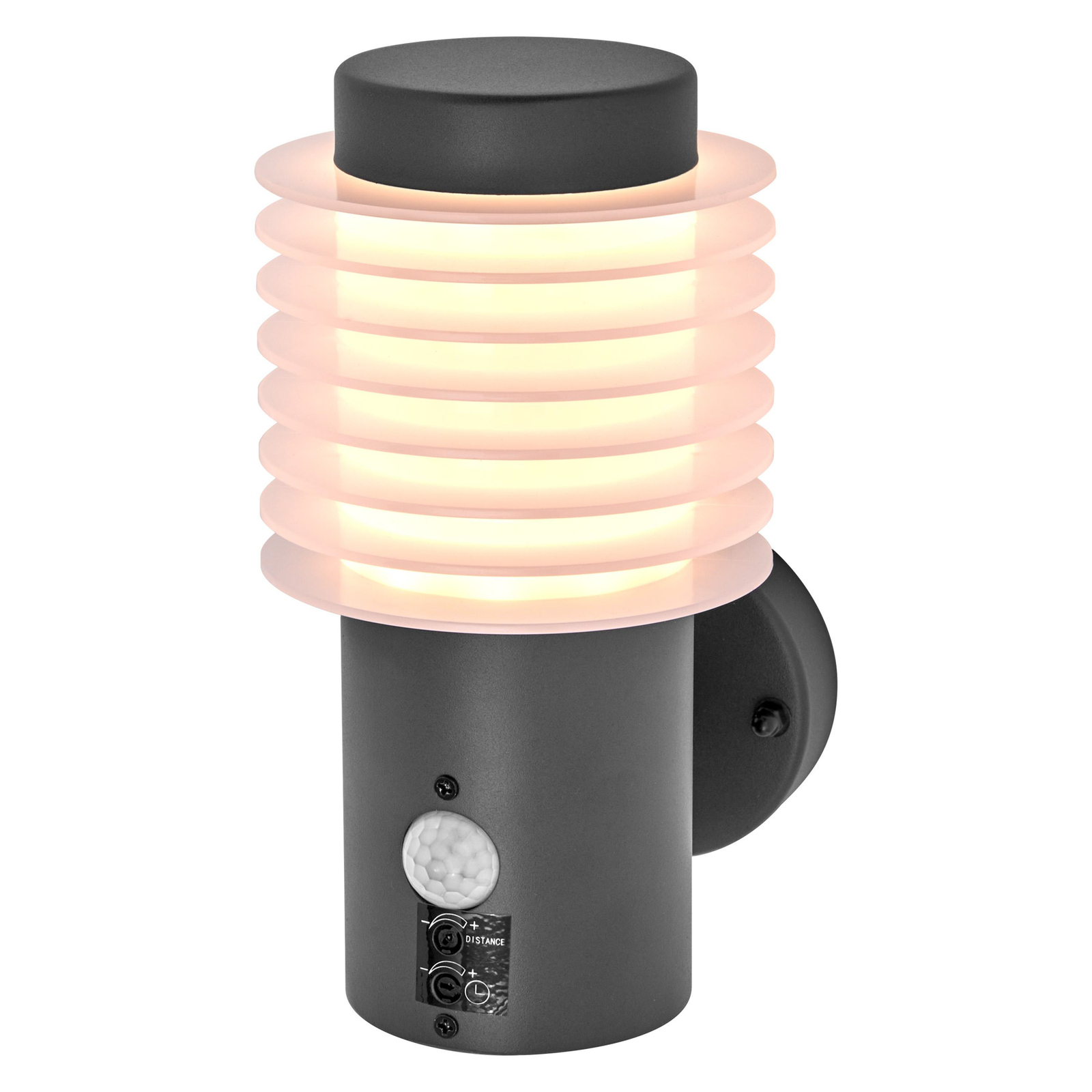 LEDVANCE LED zidna svjetiljka Endura Style Rondo tamno sivi senzor