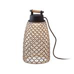 Bover Nans M/49 LED table lamp for outdoors, brown