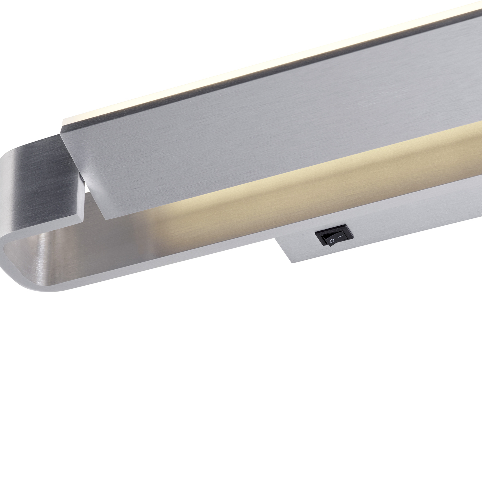 LED wandlamp Box, draaibaar geanodiseerd aluminium