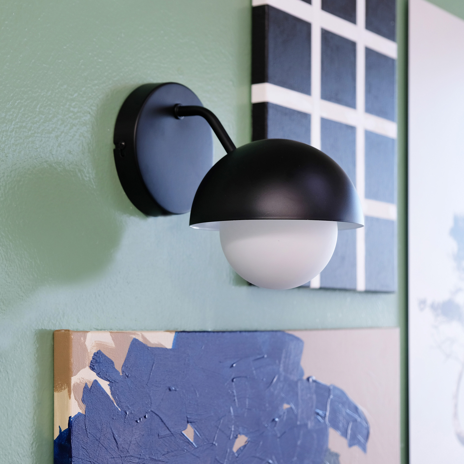 Rose Applique Murale Matt Black - DybergLarsen