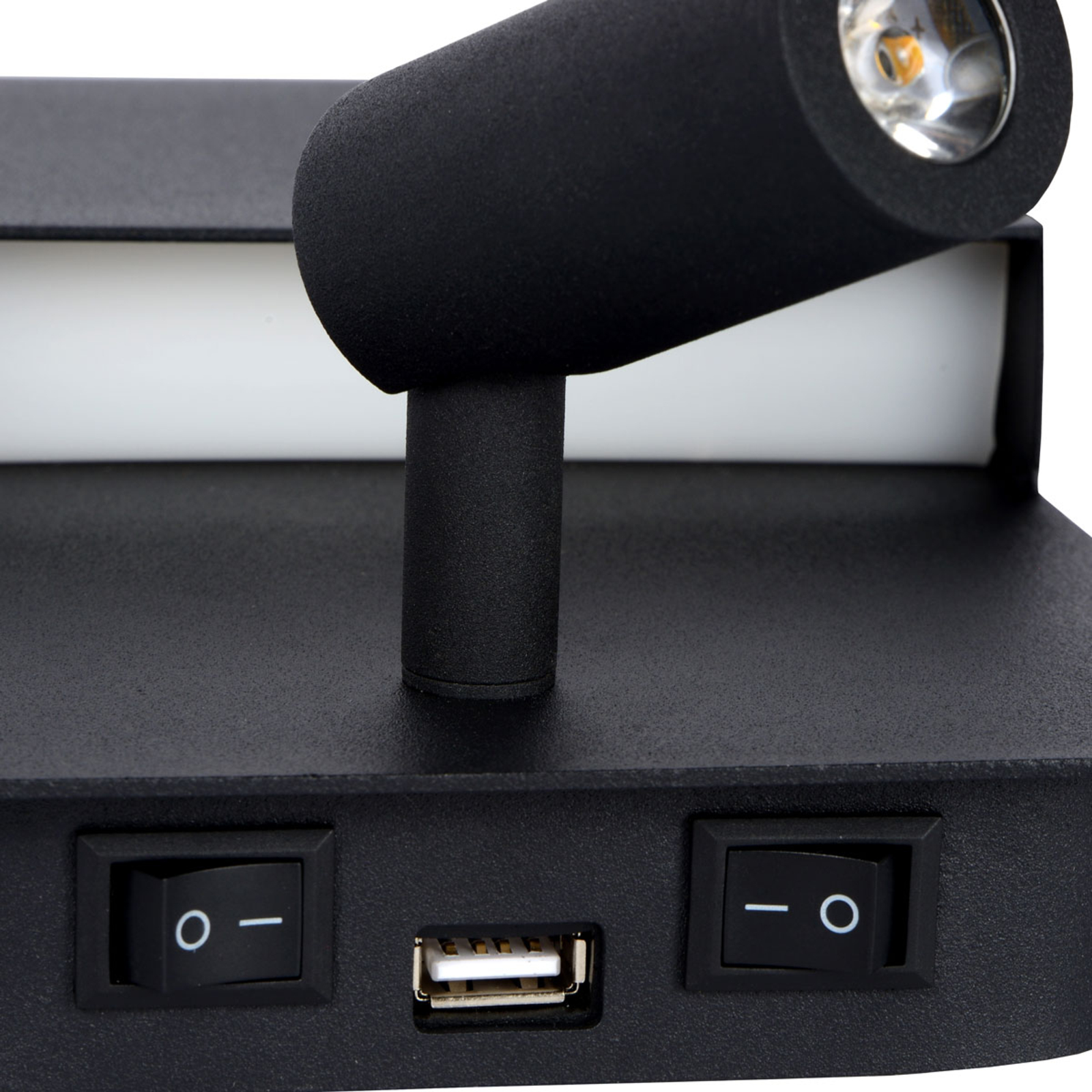 LED-Wandleuchte Boxer mit Spot