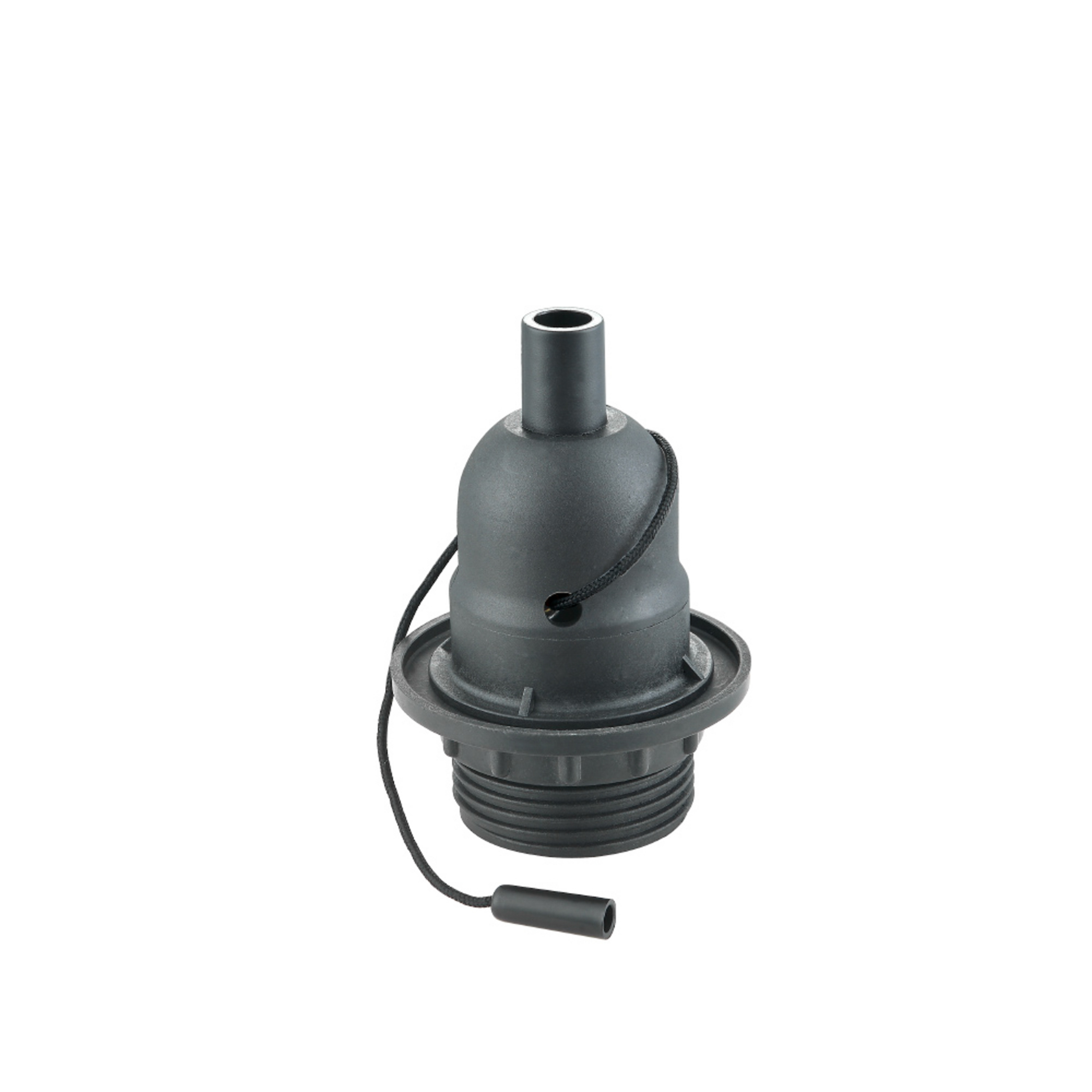 717699 E27 socket, black, with cable switch - Halo Design