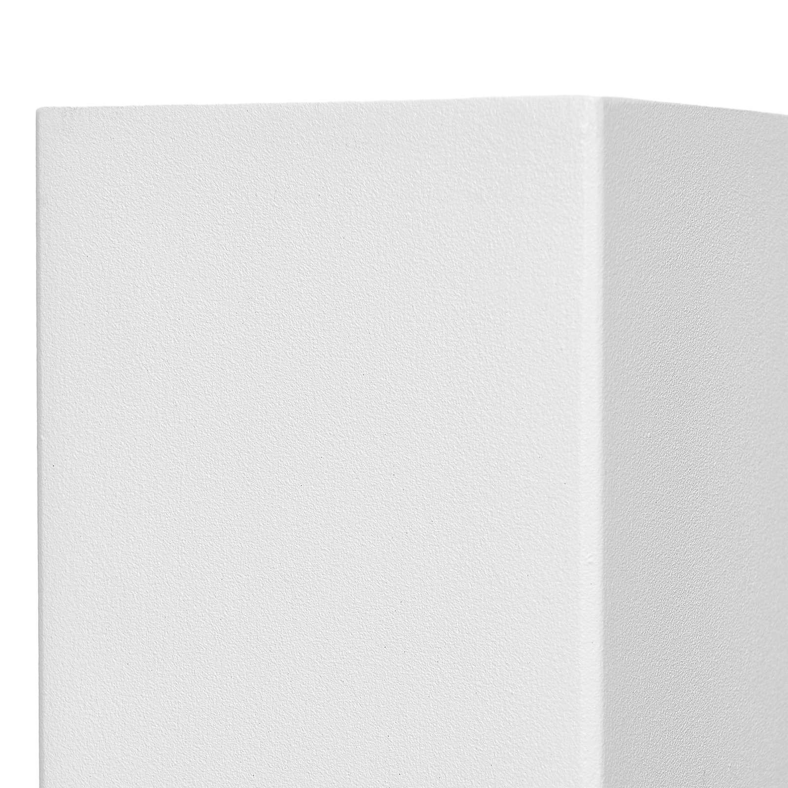 Εξωτερικό φωτιστικό τοίχου Prios Tetje, λευκό, γωνιακό, 16 cm, σετ 4