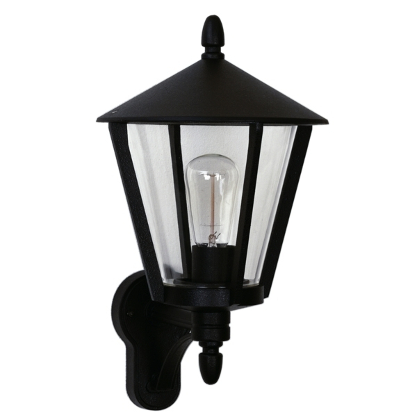 Stylish outdoor wall light 668, black