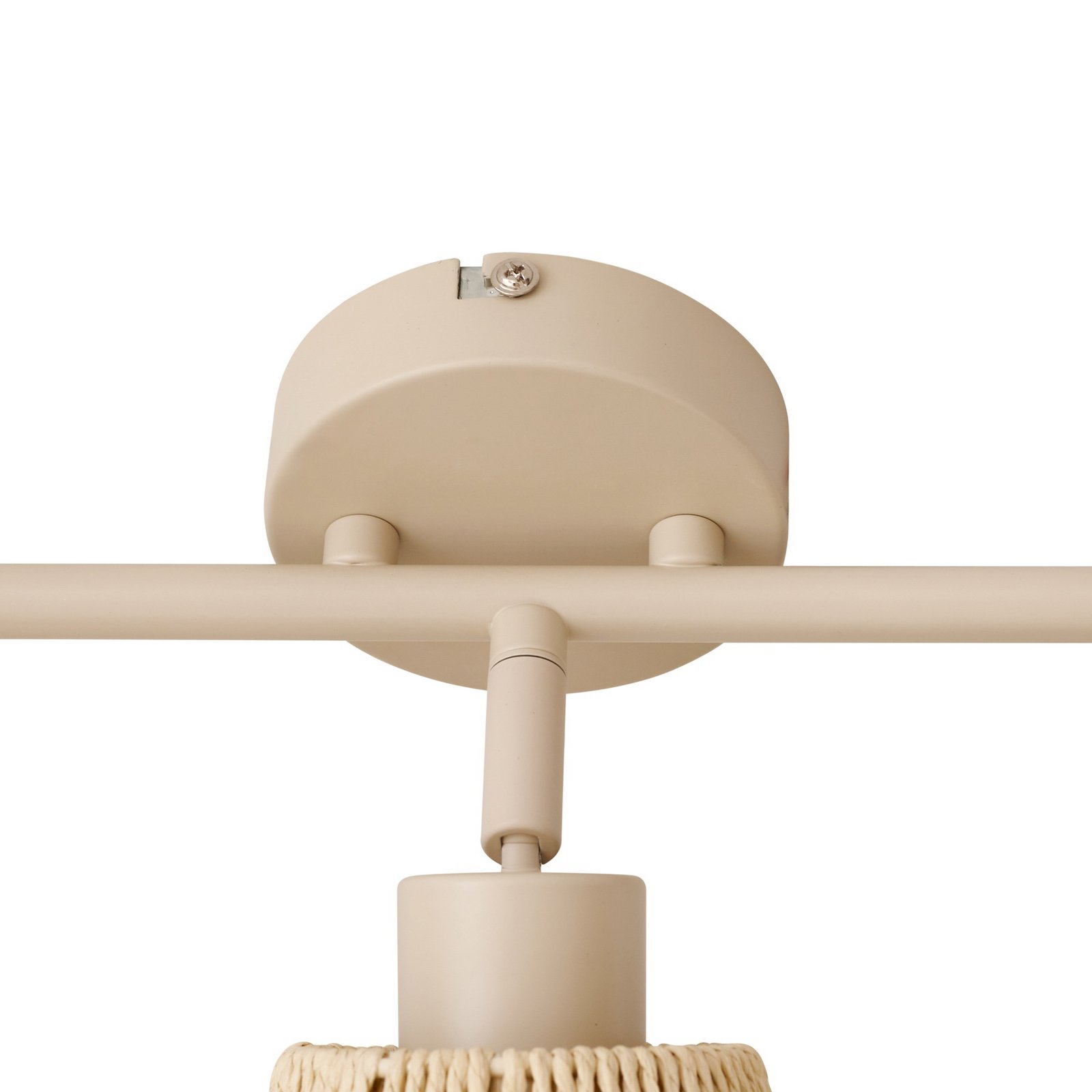 Lindby Deckenstrahler Anuva, 72 cm, beige, Papier, 3-flammig