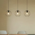 Lindby Hängeleuchte Danika, 105 cm lang, schwarz, Metall