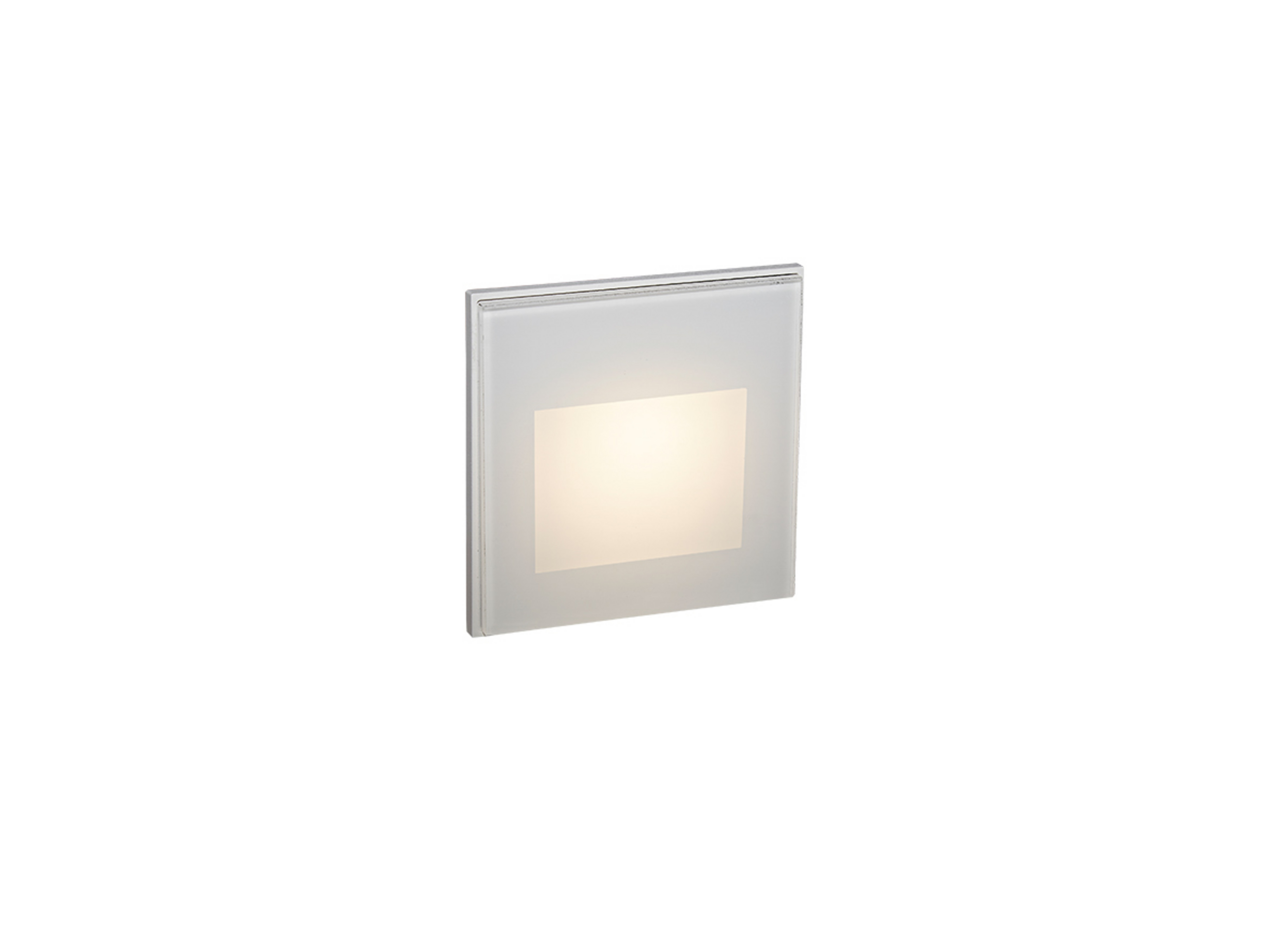 Nox Step LED Clair Kit Square Verre/Blanc - Antidark