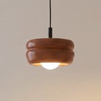 Hanglamp Tina, terracotta/opaal, glas, Ø 19 cm