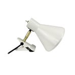 Sleep Candeeiro de Clip Shiny White/Antique Brass - DybergLarsen