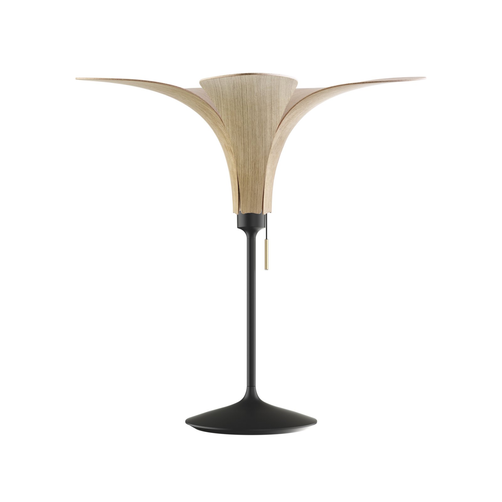 UMAGE Jazz lámpara de mesa roble clara, pie negro