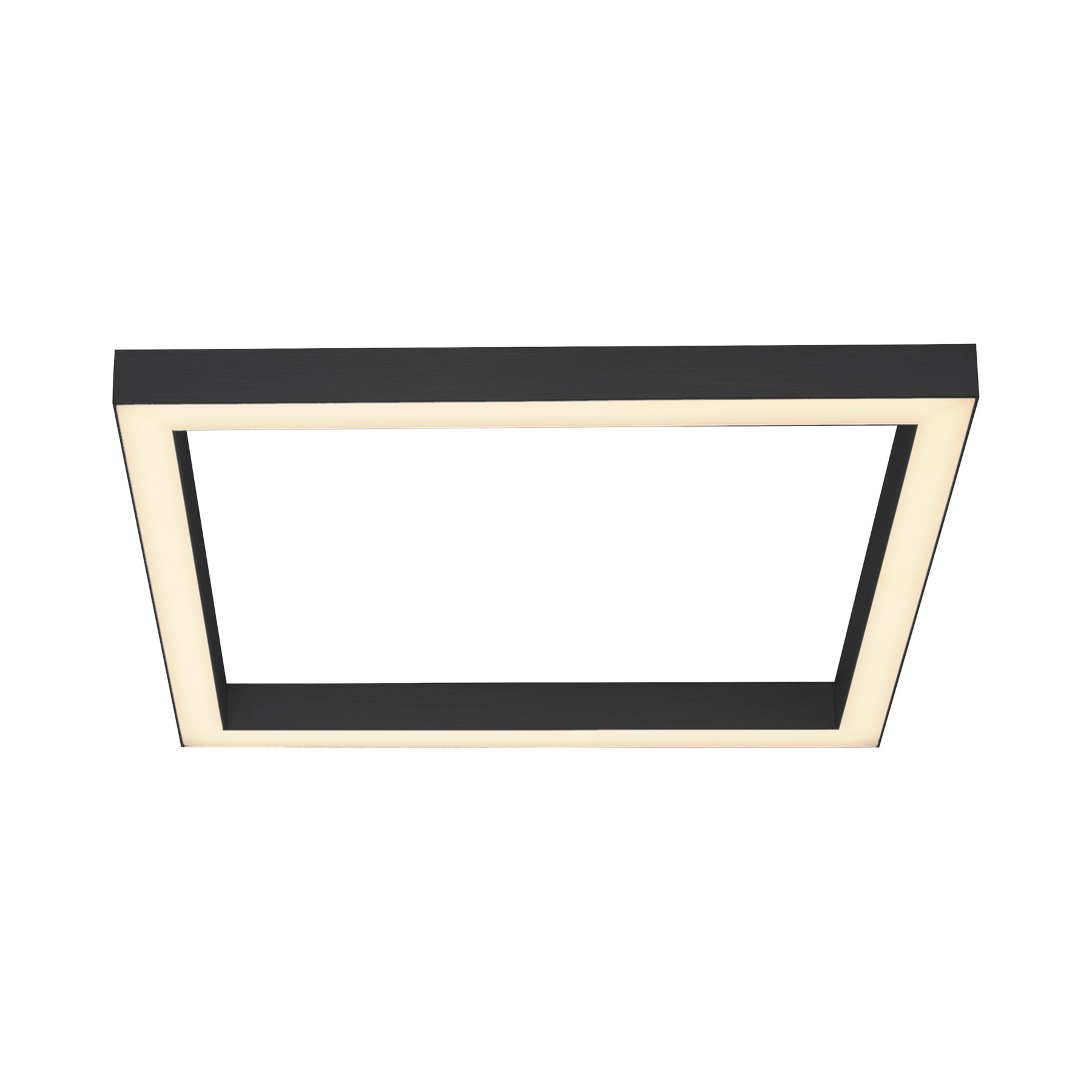 Lines Square LED-Deckenlampe, graphite, 55 cm, CCT - PURE