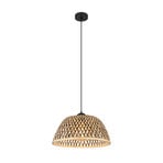 Suspension Colly abat-jour treillis bambou, Ø40cm