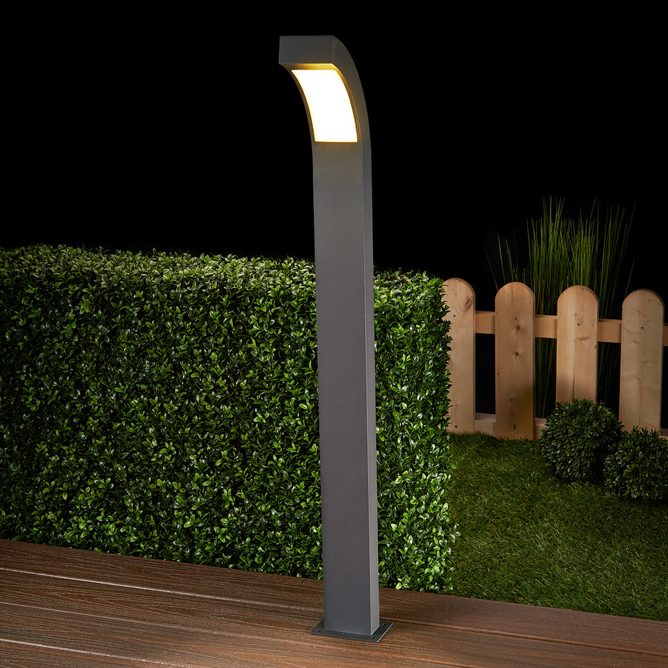 Lucande Lennik Utomhus Trädgårdslampa H100, svart från Lucande