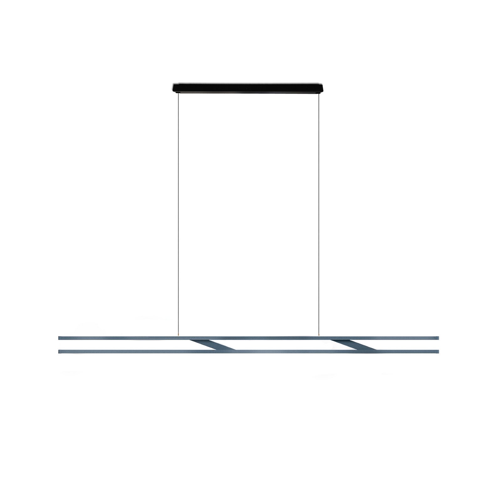OLIGO LED-Hängelampe Linto FIX, grau/schwarz, Metall 927 dim