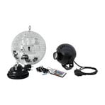 EUROLITE mirror ball set with RGB LED spot