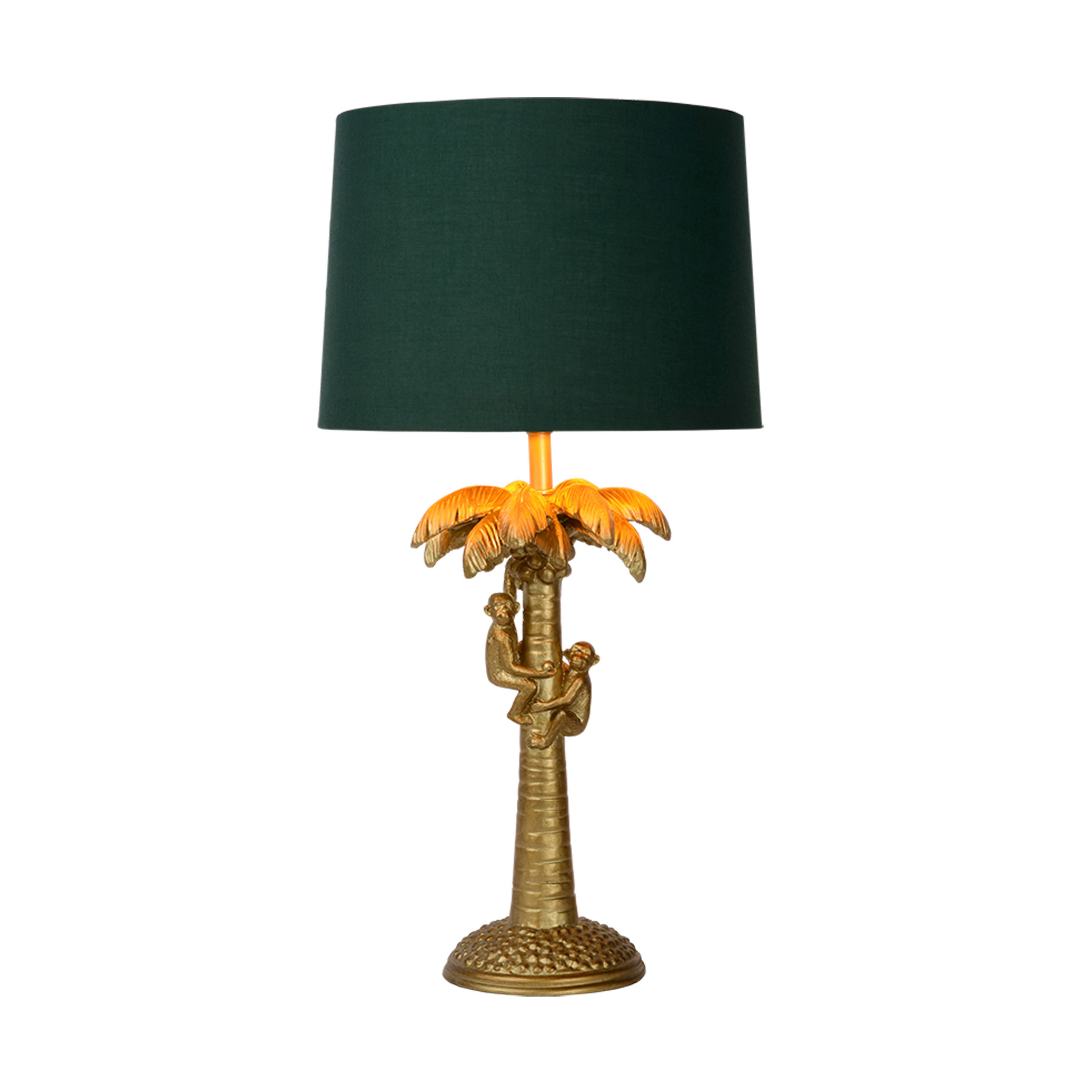 Lámpara de mesa Extravaganza Coconut, verde/oro