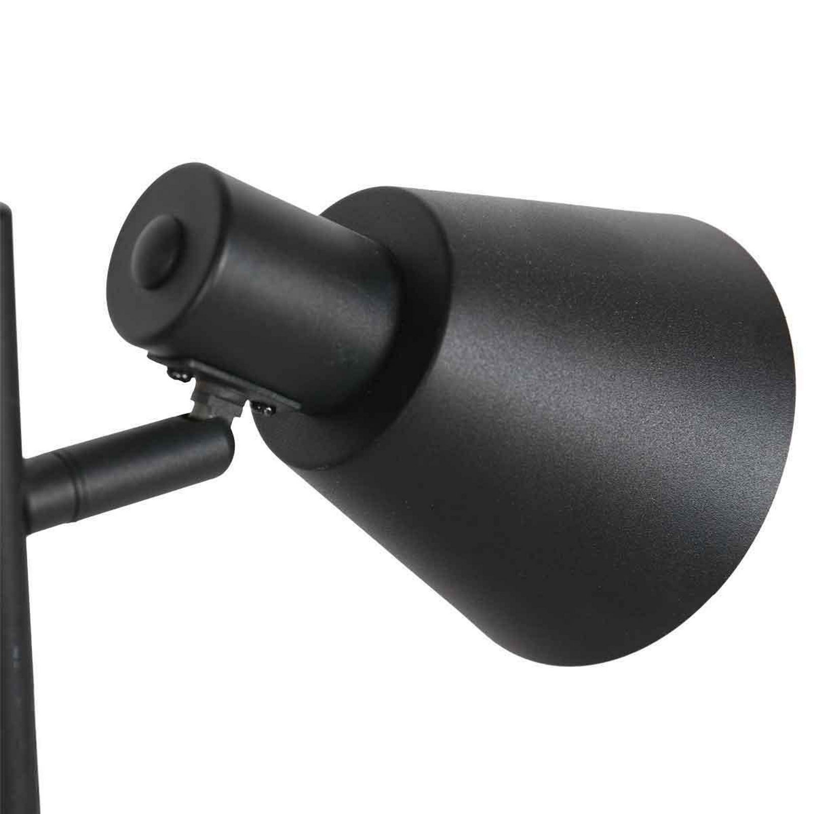 Oeroe table lamp, 1-bulb, black, metal, E14
