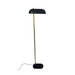 Arch golvlampa, svart/mässing, 143 cm - Dyberg Larsen